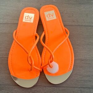 DV by Dolce Vita Bright Orange Sandals